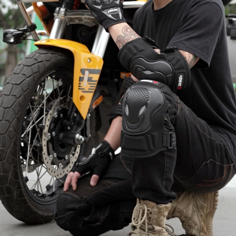 Motorcycle Gear Mens - 4 Parça Motosiklet Diz Dirsek Koruyucu